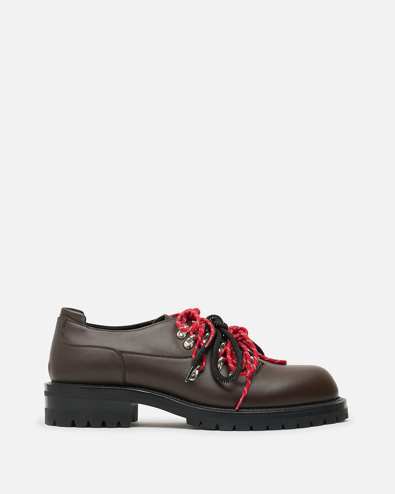 NAMACHEKO Men's Shoes Mountain Derby in Ganache