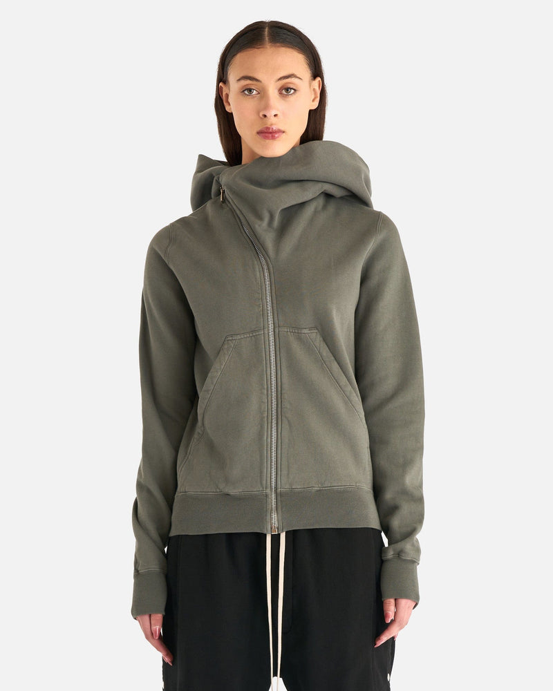 Rick Owens DRKSHDW Women's Sweater Mountain Hoodie in Hustler Blue