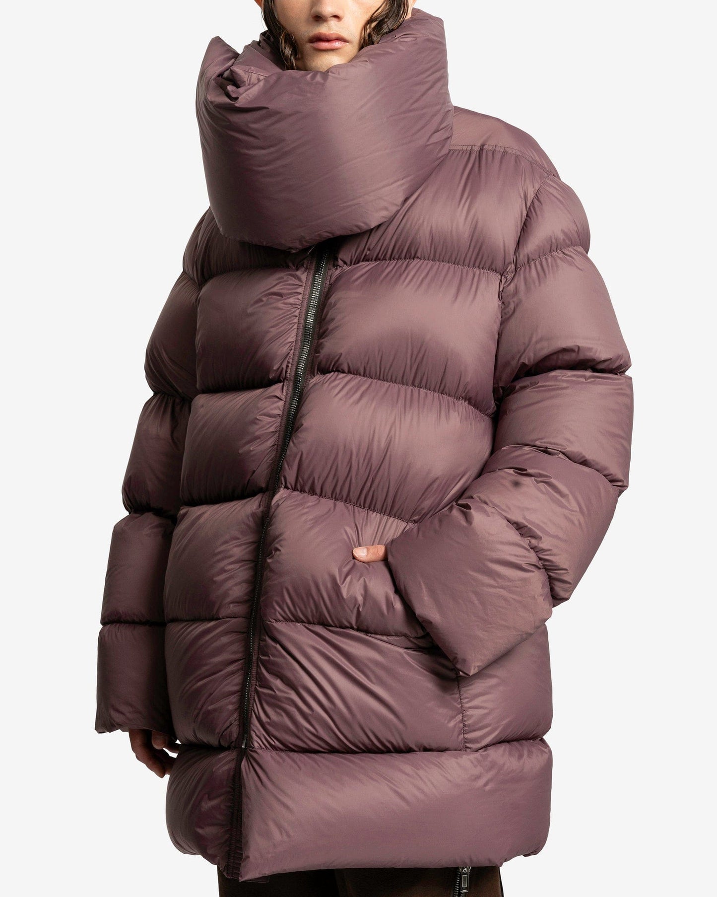 Rick Owens Men's Jackets Mountain Jacket in Amethyst