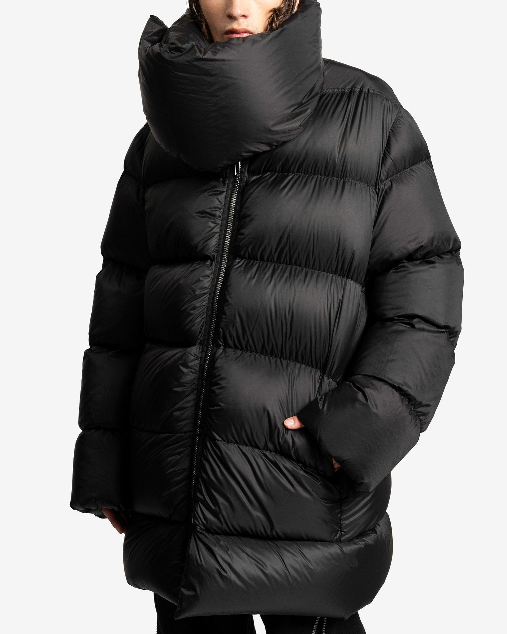 Rick Owens Men's Jackets Mountain Jacket in Black