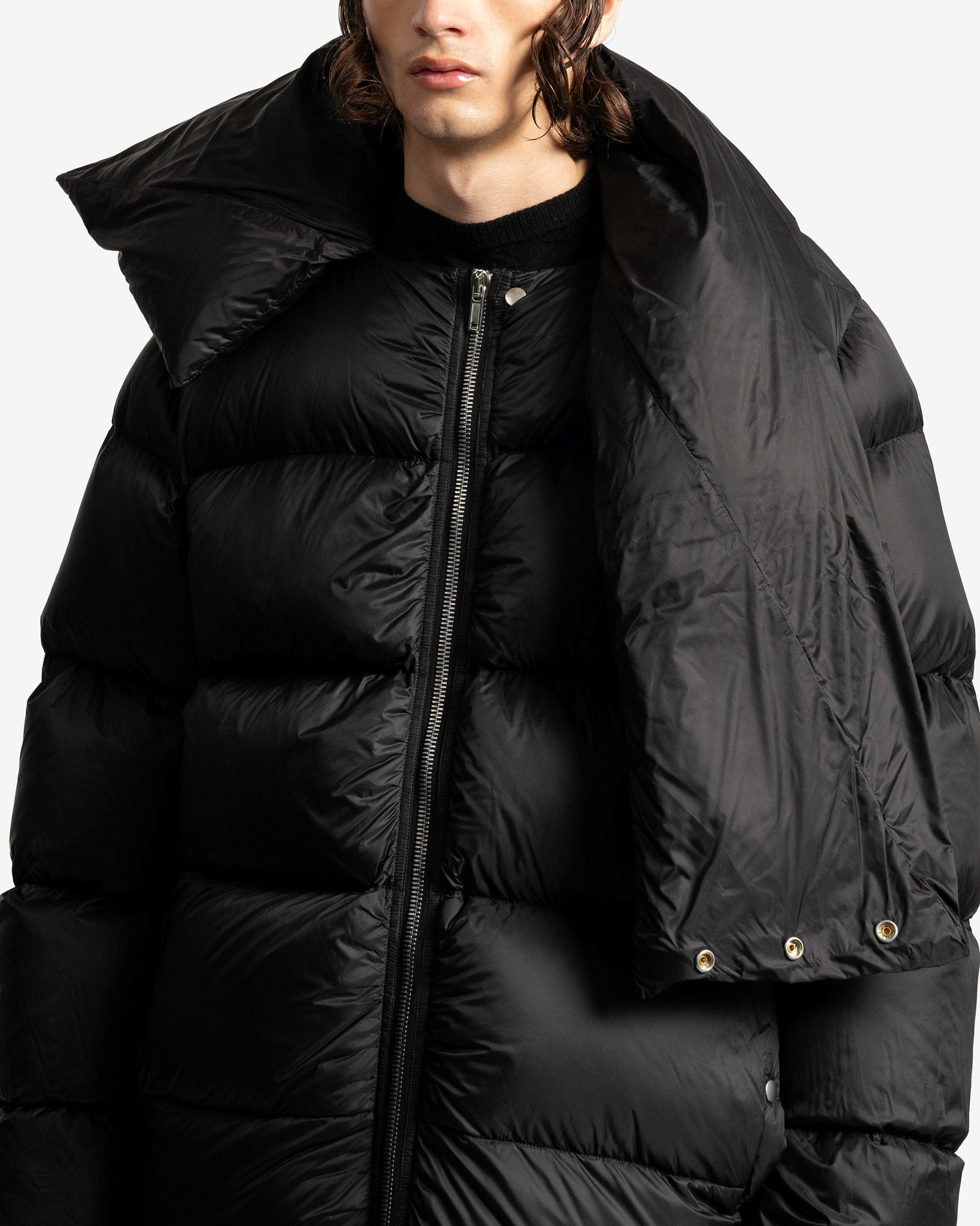 Rick Owens Men's Jackets Mountain Jacket in Black