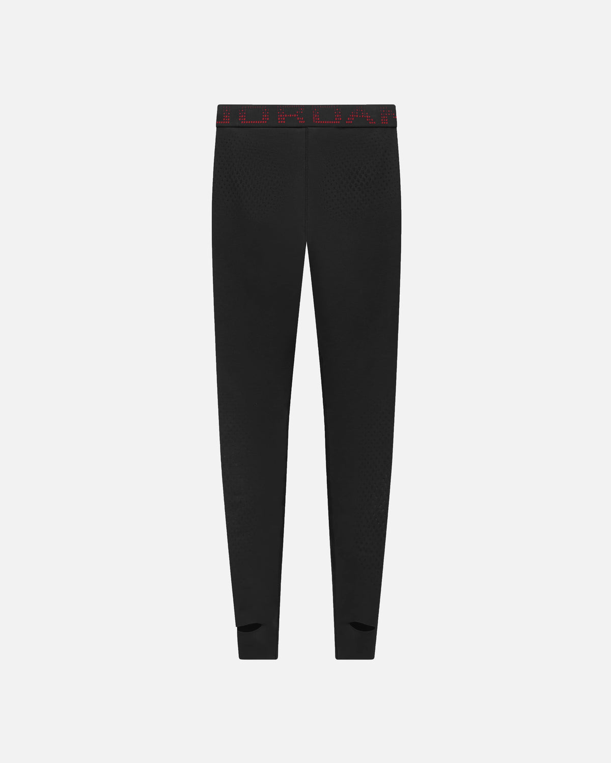 JORDAN Men's Pants Mowalola Knit Tights in Black/Gym Red