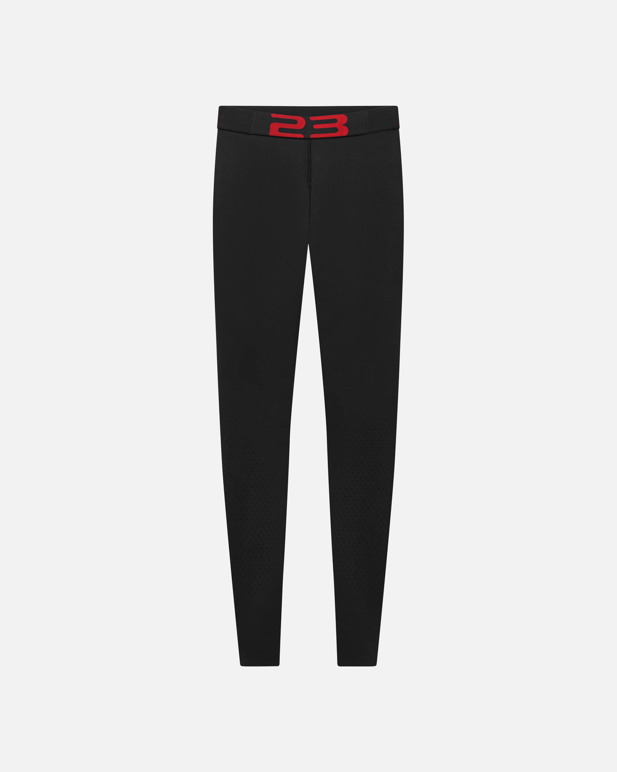 JORDAN Men's Pants Mowalola Knit Tights in Black/Gym Red