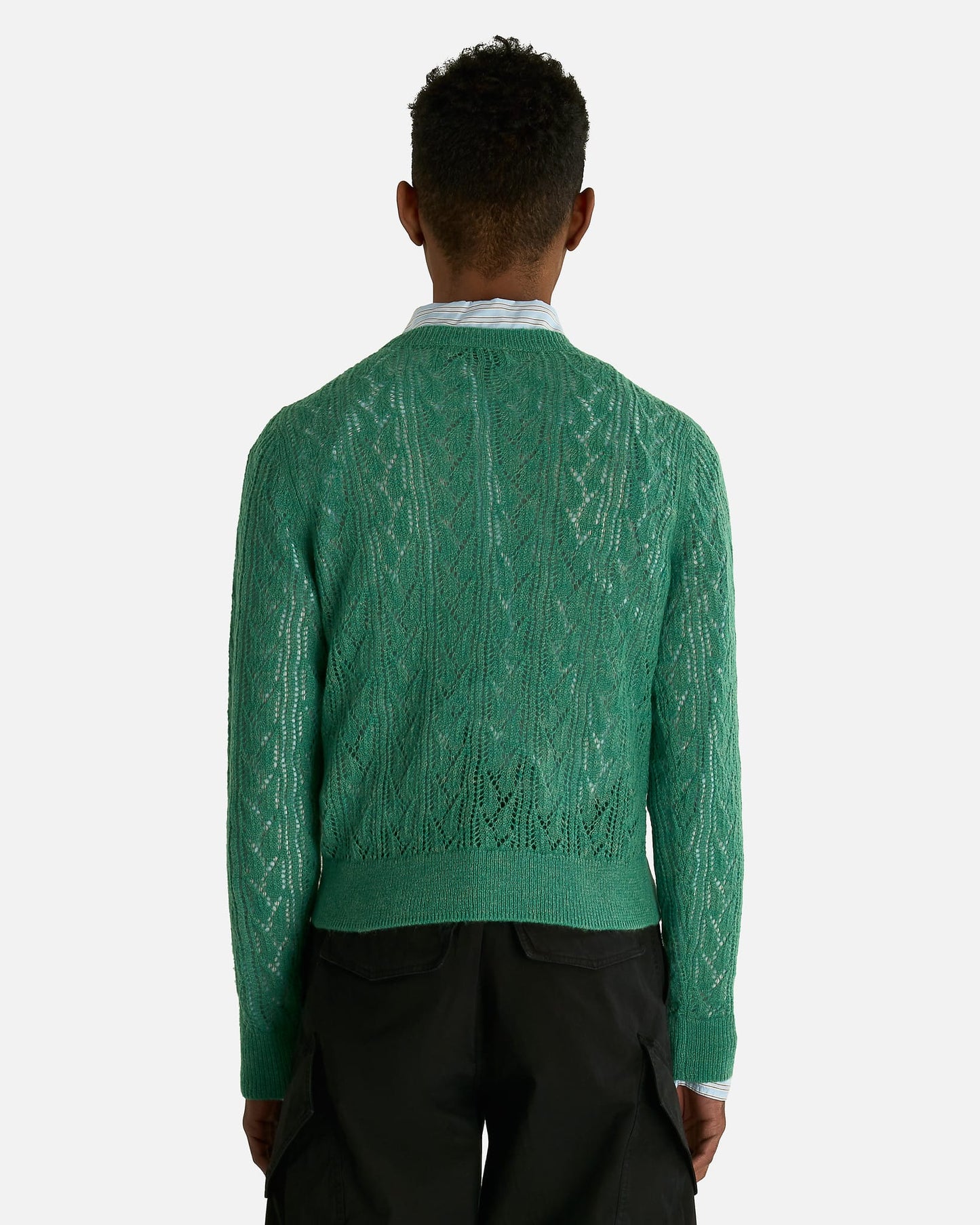 Dries Van Noten Men's Sweater Moxie MK Sweater in Green