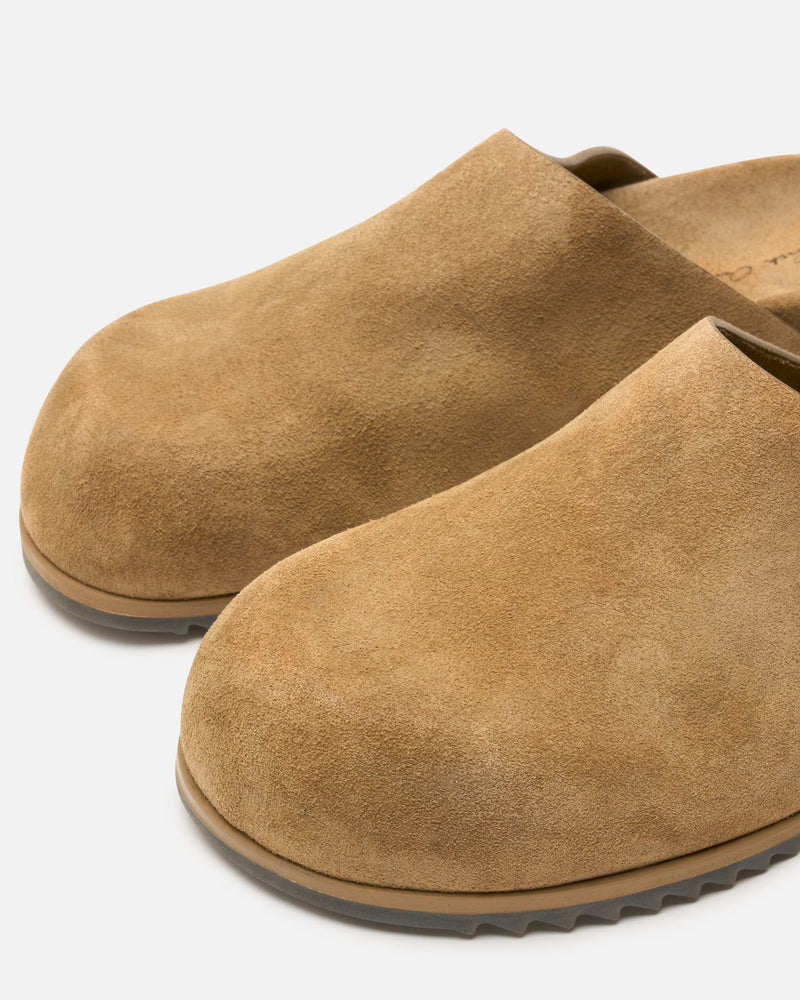 Rick Owens Men's Shoes Mule Granola in Sumi Brown