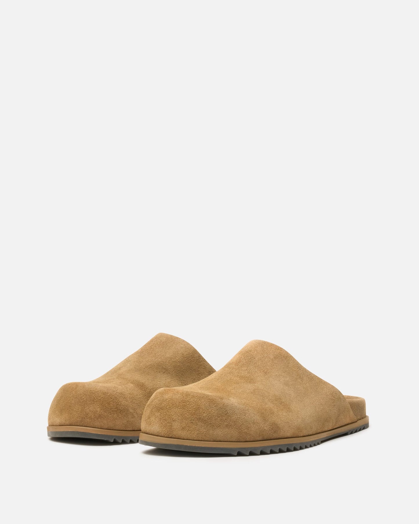 Rick Owens Men's Shoes Mule Granola in Sumi Brown