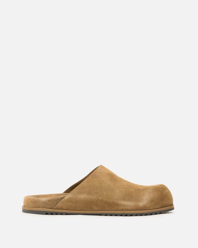 Rick Owens Men's Shoes Mule Granola in Sumi Brown