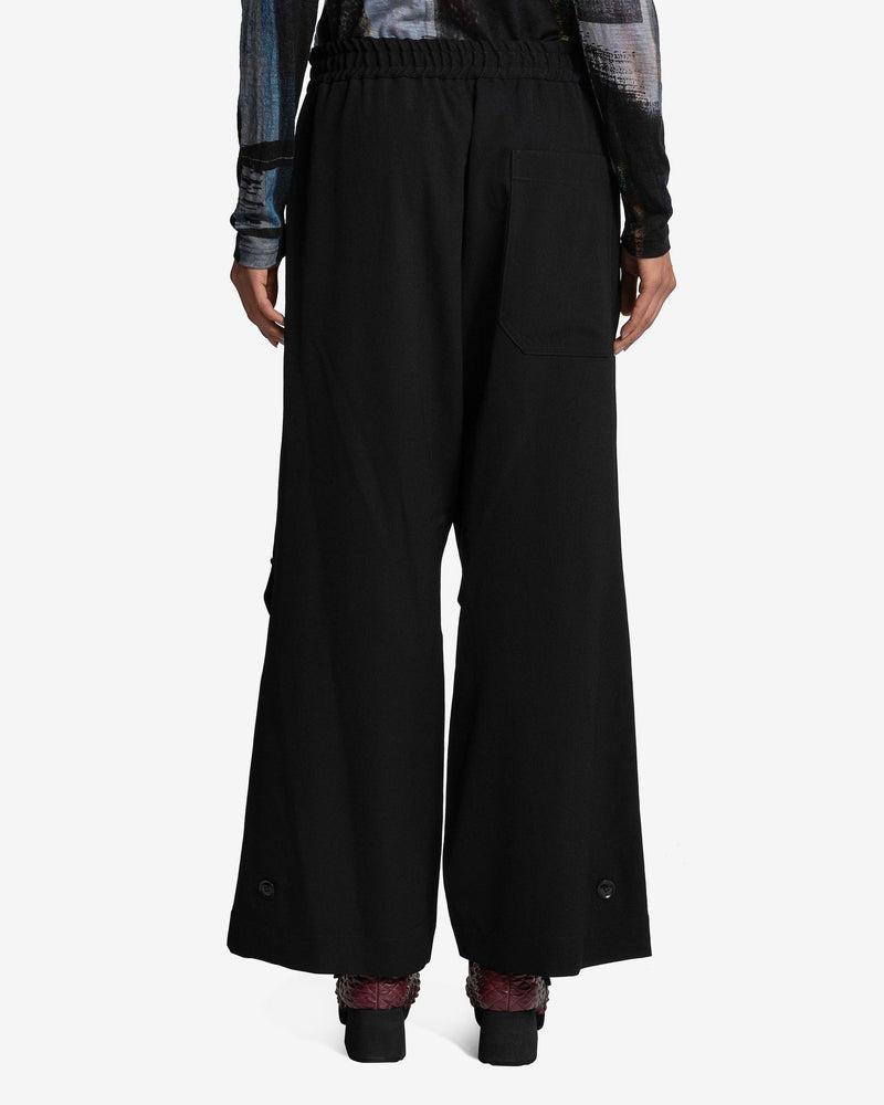 Y's by Yohji Yamamoto Women Pants N-Pocket Pants in Black