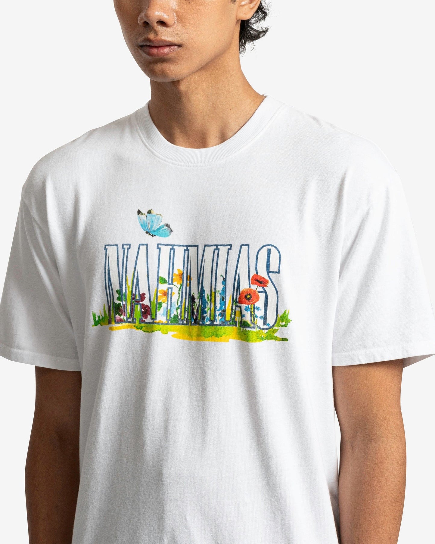 Nahmias Men's T-Shirts Nahmias Garden T-Shirt in White