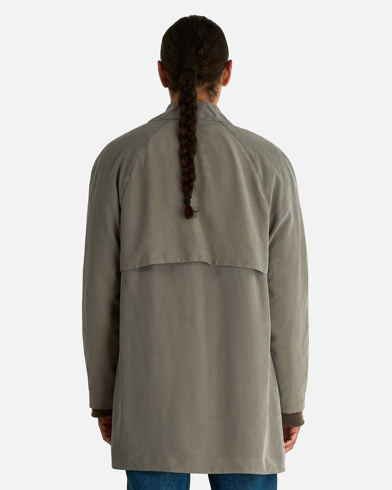 The Row Men's Coats Naoko Coat in Grey/Green