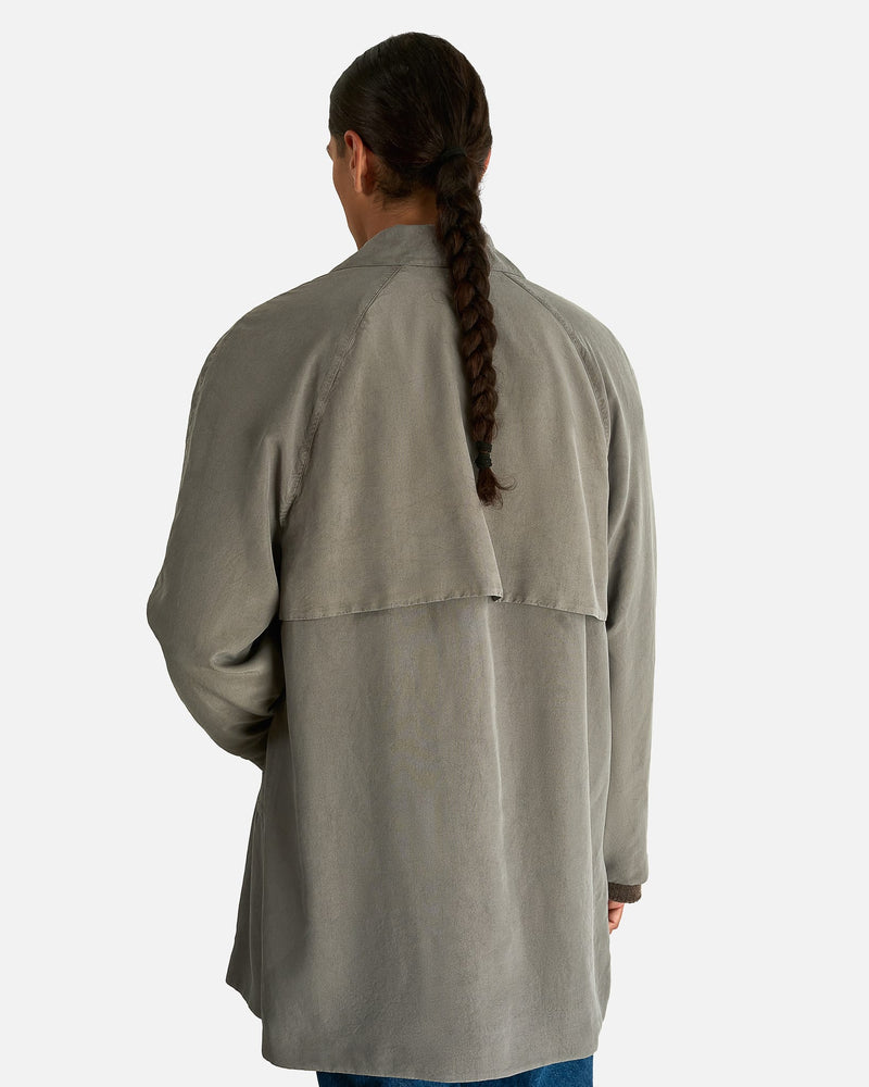 The Row Men's Coats Naoko Coat in Grey/Green