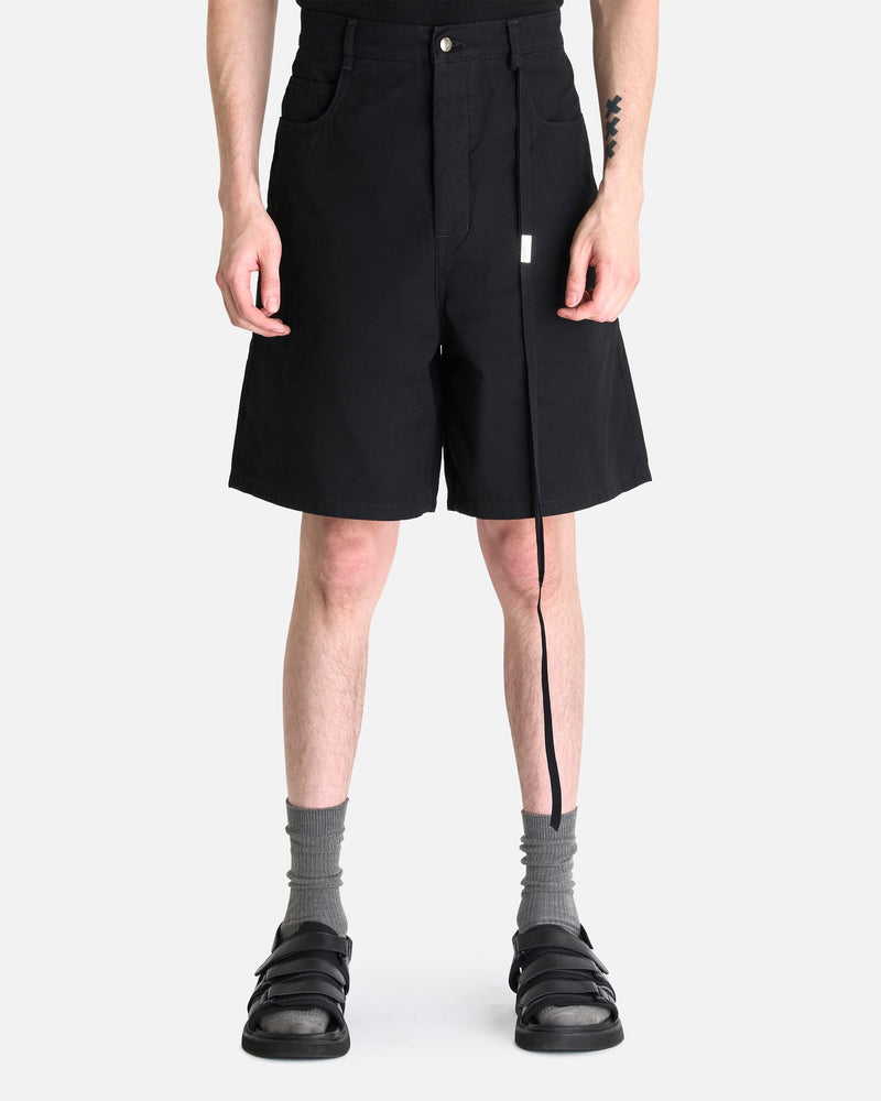 Ann Demeulemeester Men's Shorts Narve 5-Pocket Shorts in Black