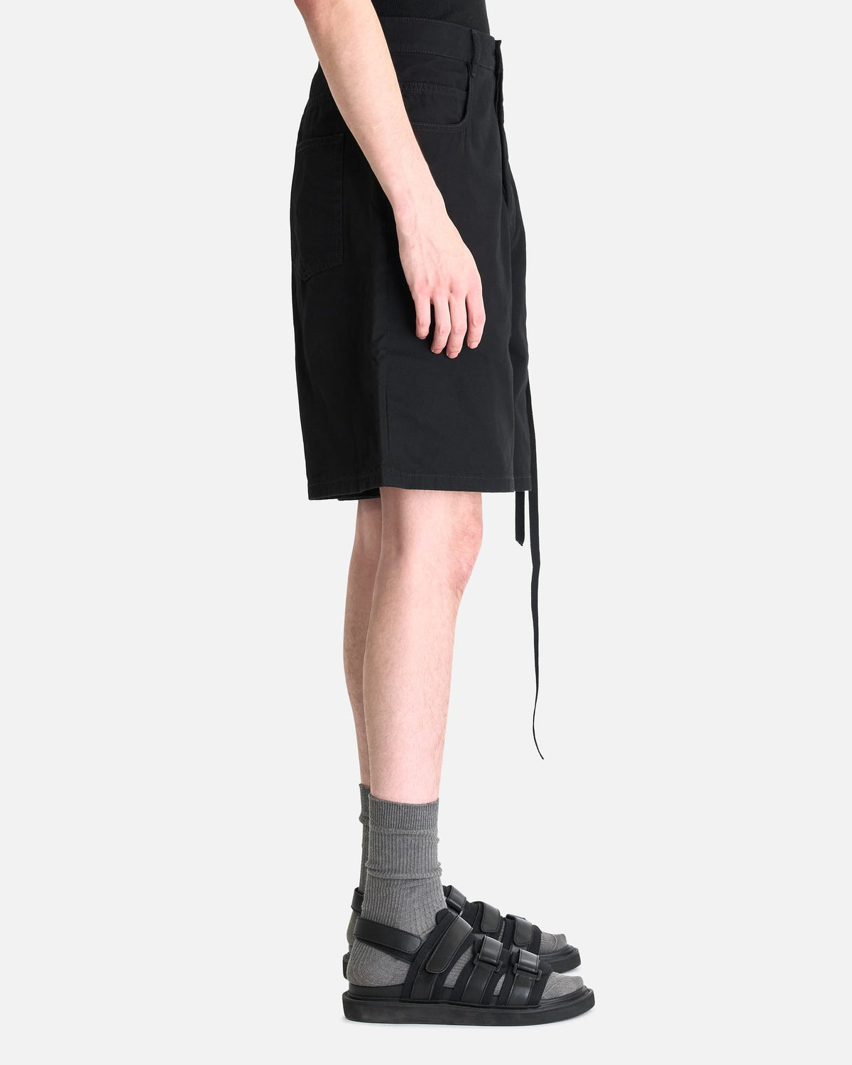 Ann Demeulemeester Men's Shorts Narve 5-Pocket Shorts in Black