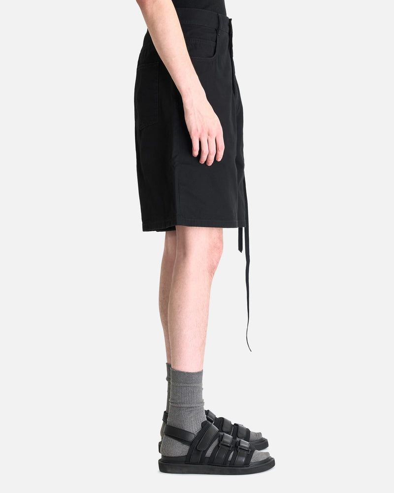 Ann Demeulemeester Men's Shorts Narve 5-Pocket Shorts in Black