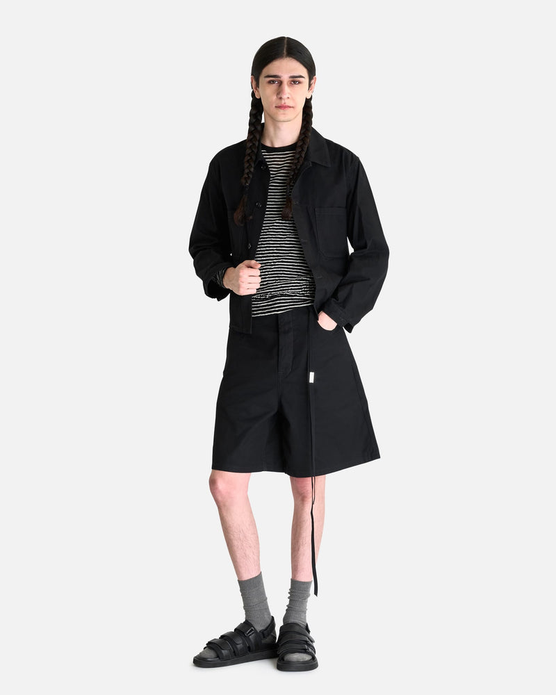 Ann Demeulemeester Men's Shorts Narve 5-Pocket Shorts in Black
