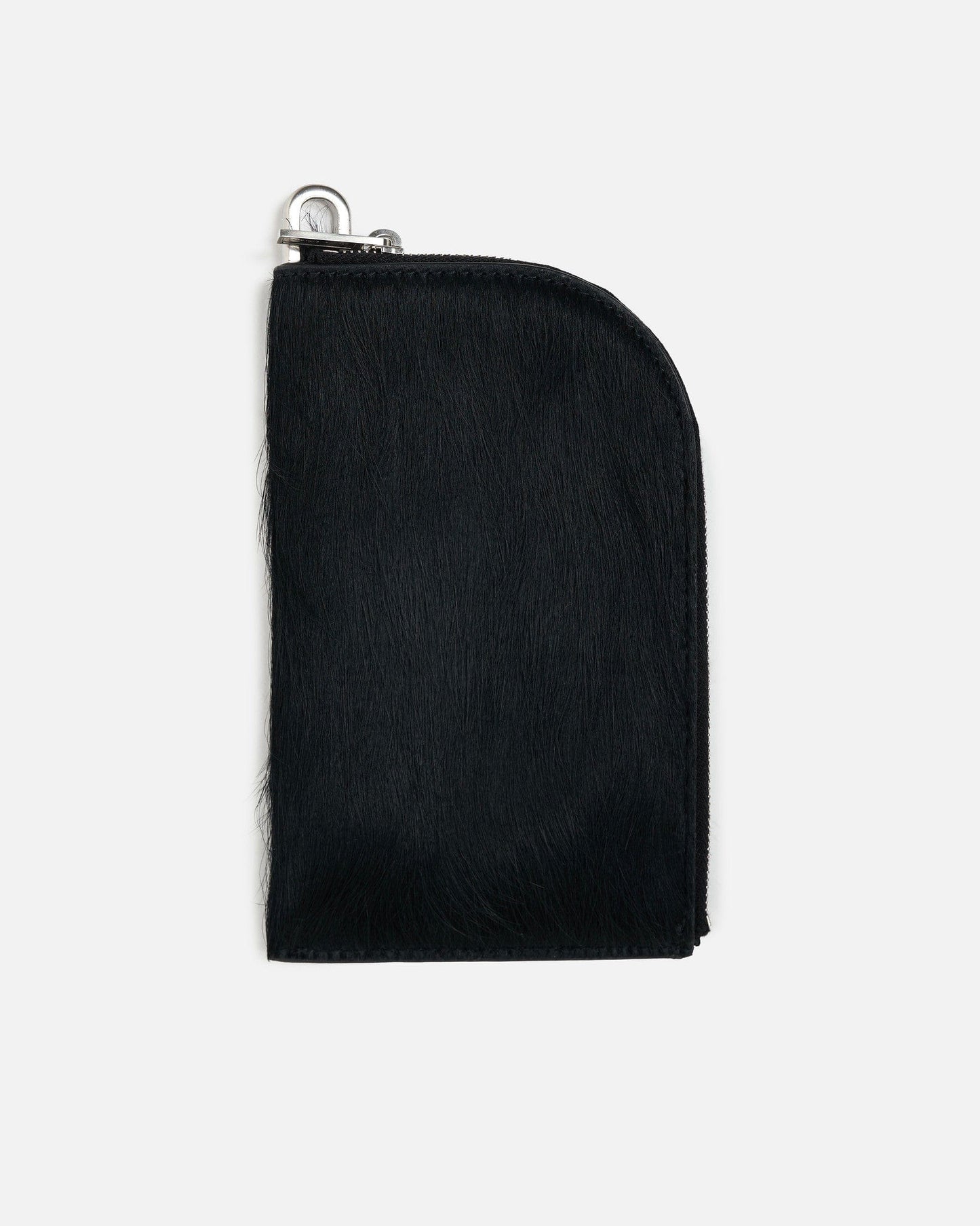 Rick Owens Leather Goods OS Neckwallet in Black