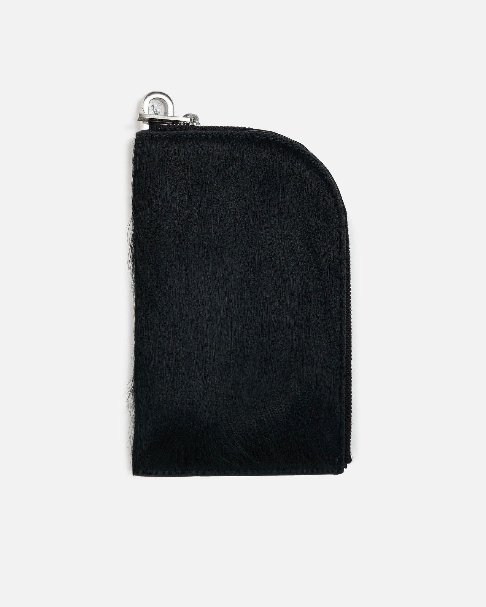 Rick Owens Leather Goods OS Neckwallet in Black
