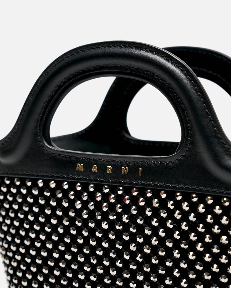 Marni Women Bags O/S Net Strass Tropicalia Micro Bag in Black