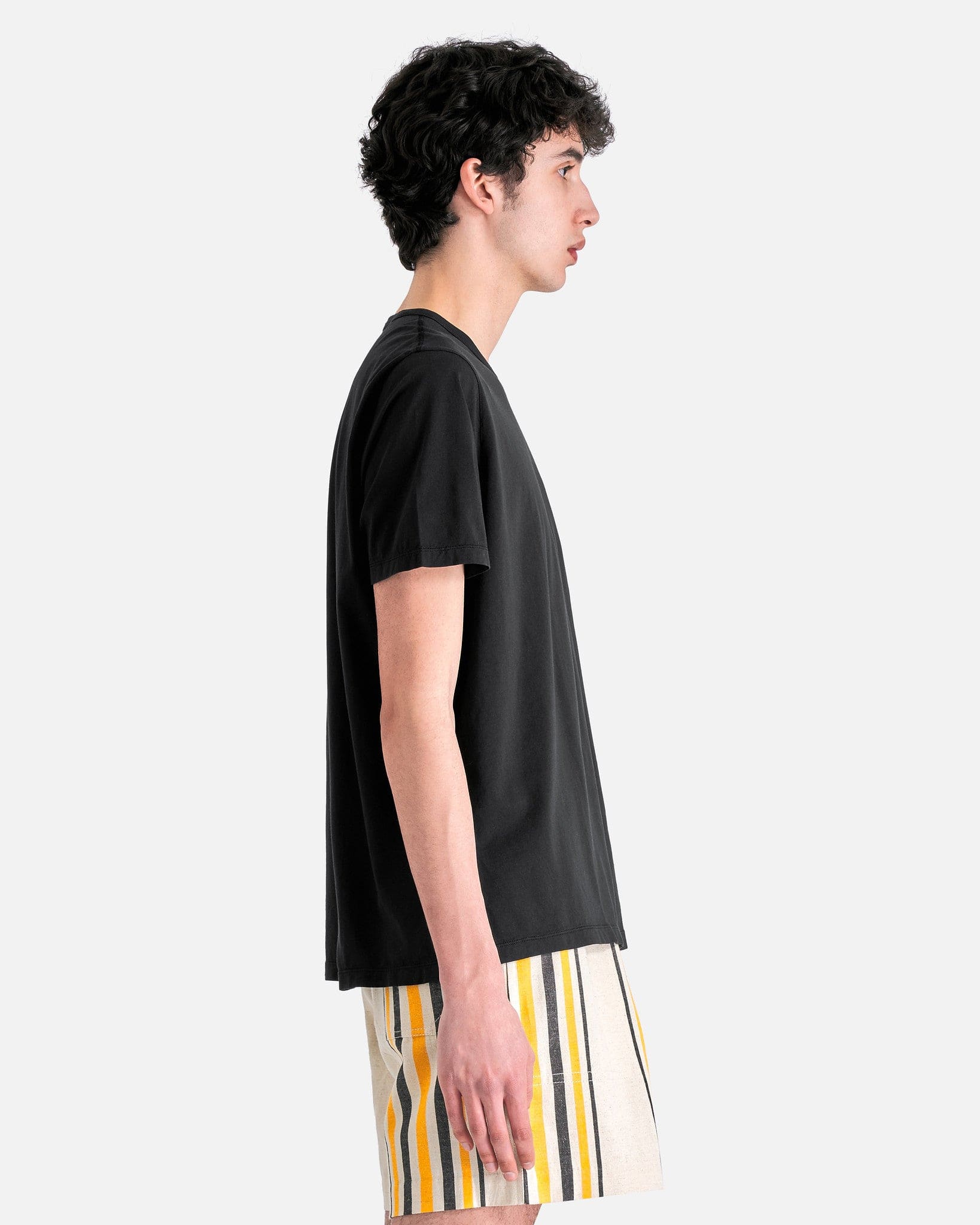 Tシャツ・カットソー OUR LEGACY Men T-shirt Black M2256BW Black Our Legacy New Box Cotton Crew-neck T-shirt In Black | ModeSens
