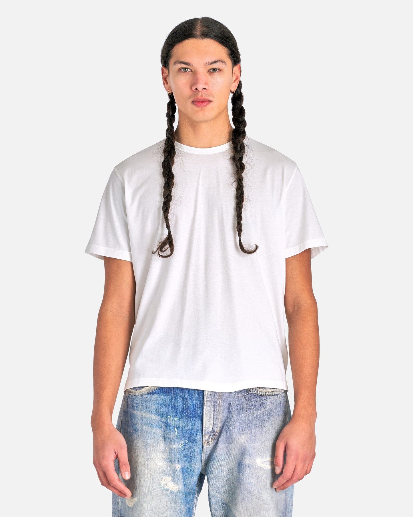 Our Legacy Men's T-Shirts New Box T-Shirt in White