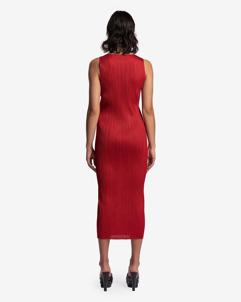 pleats please dress chic Pleats Please Eyelet Dress L