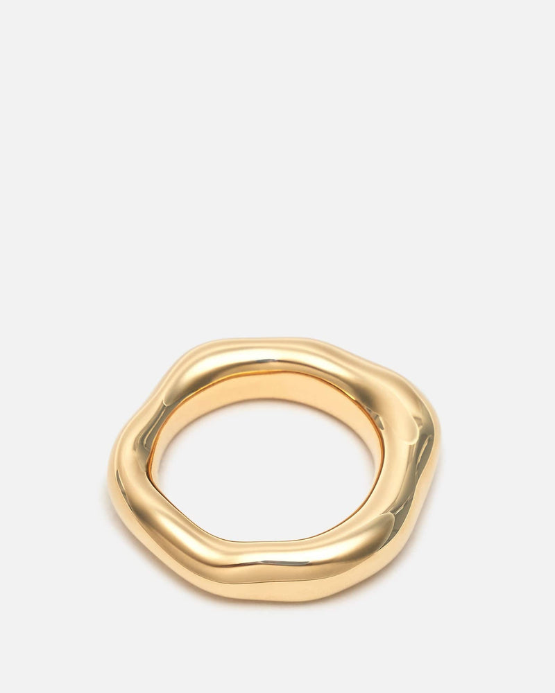 Jil Sander Jewelry New Lightness Brass Ring in Gold