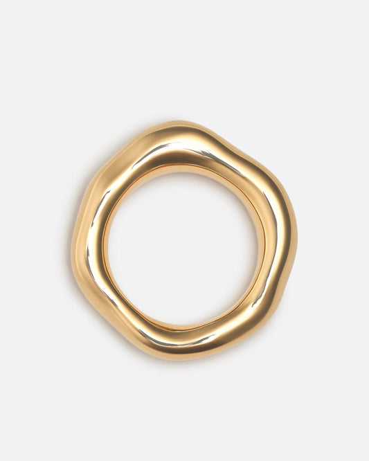 Jil Sander Jewelry New Lightness Brass Ring in Gold