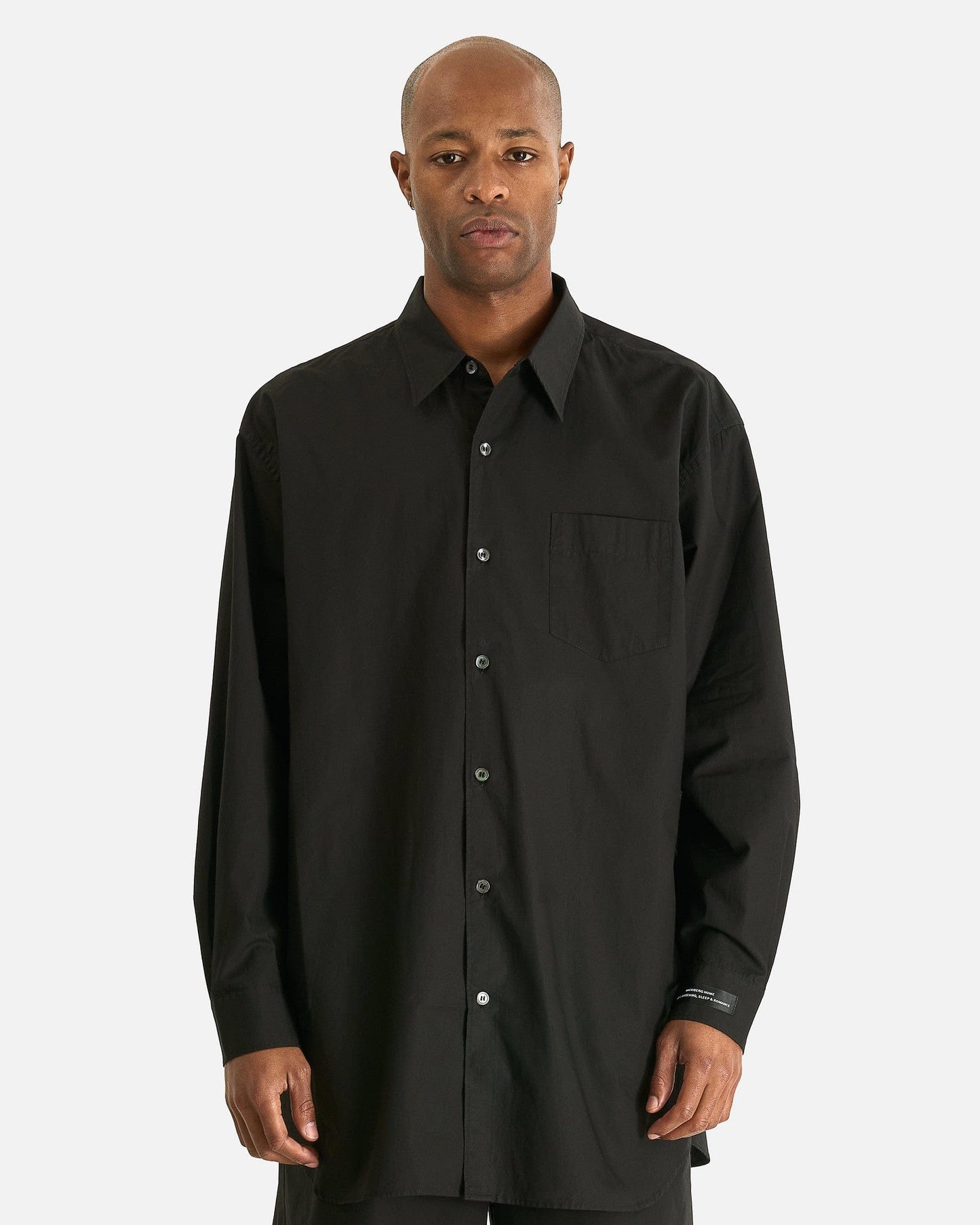 Magniberg Men's Shirts Night Shirt in Black