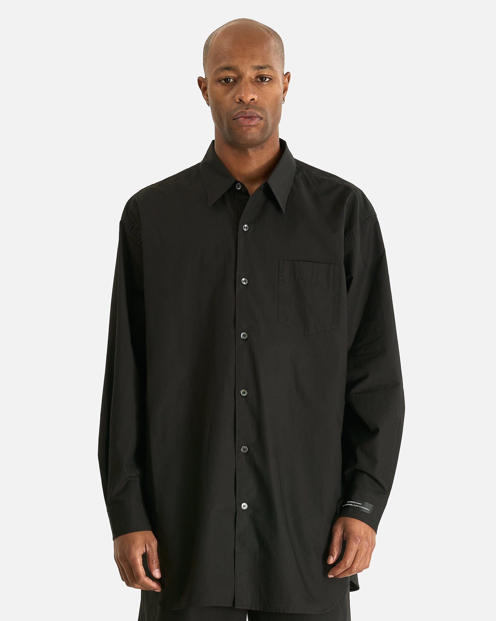 Magniberg Men's Shirts Night Shirt in Black