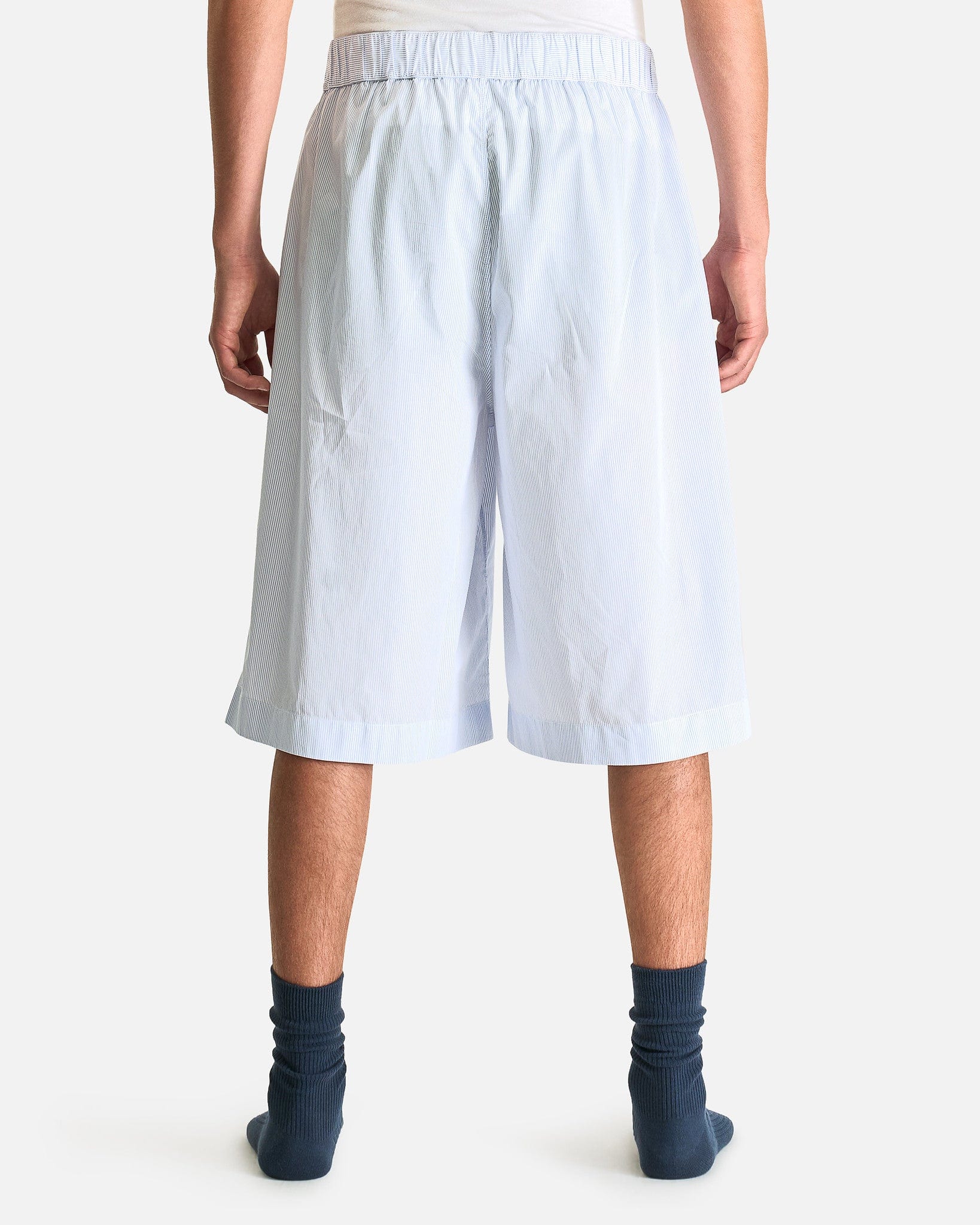 Magniberg Men's Shorts Night Shorts in Light Blue Stripes