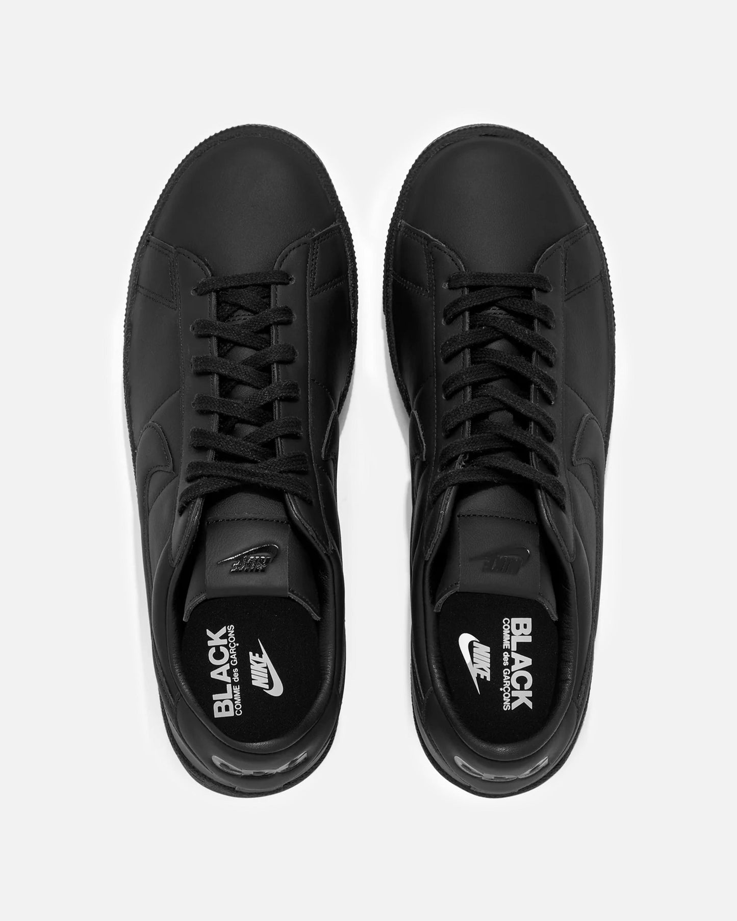 BLACK Comme des Garçons Men's Sneakers Nike Tennis Classic in Black