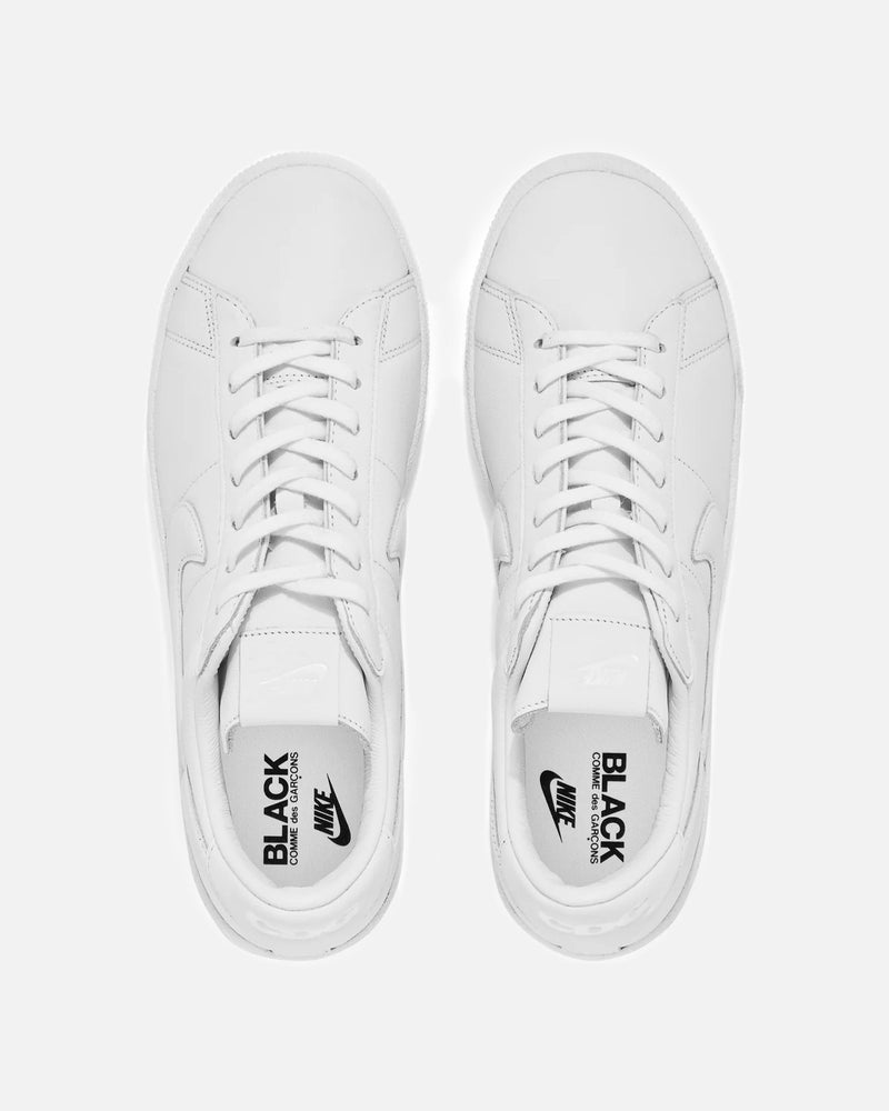 BLACK Comme des Garçons Men's Sneakers Nike Tennis Classic in White