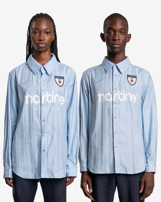 Nike Men's Shirt Nike x Martine Rose Dress Shirt in Psychic Blue