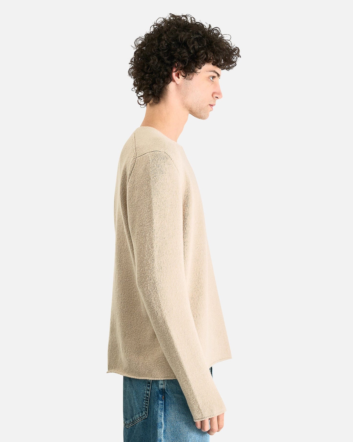The Row Men's Tops Nikola Top in Ecru