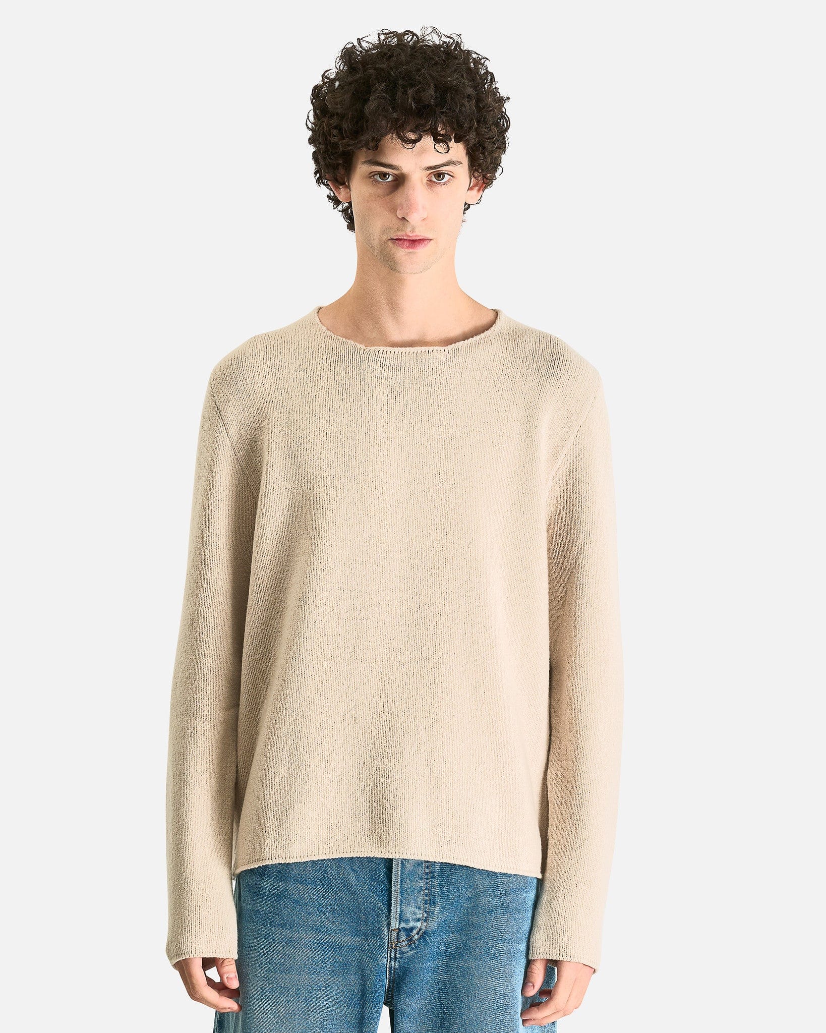 The Row Men's Tops Nikola Top in Ecru