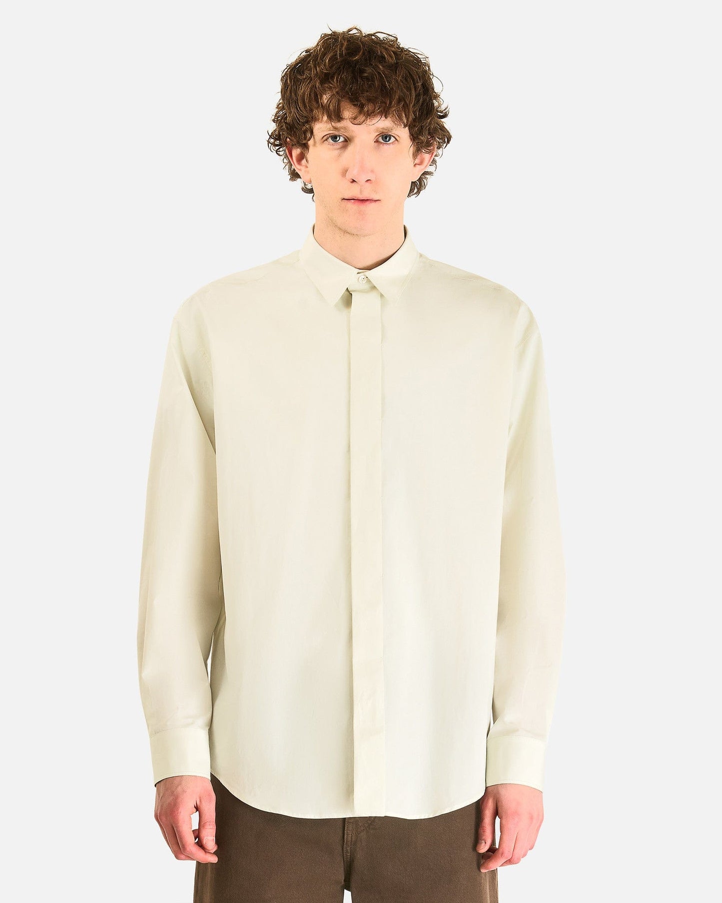 The Row Men's Shirts Nilo Shirt in Ice Mint