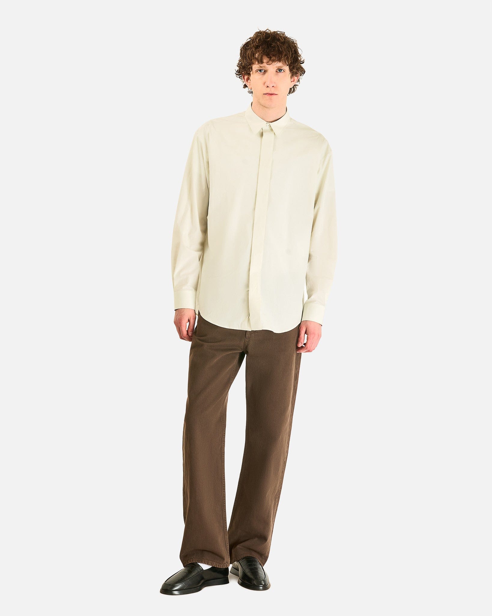 The Row Men's Shirts Nilo Shirt in Ice Mint