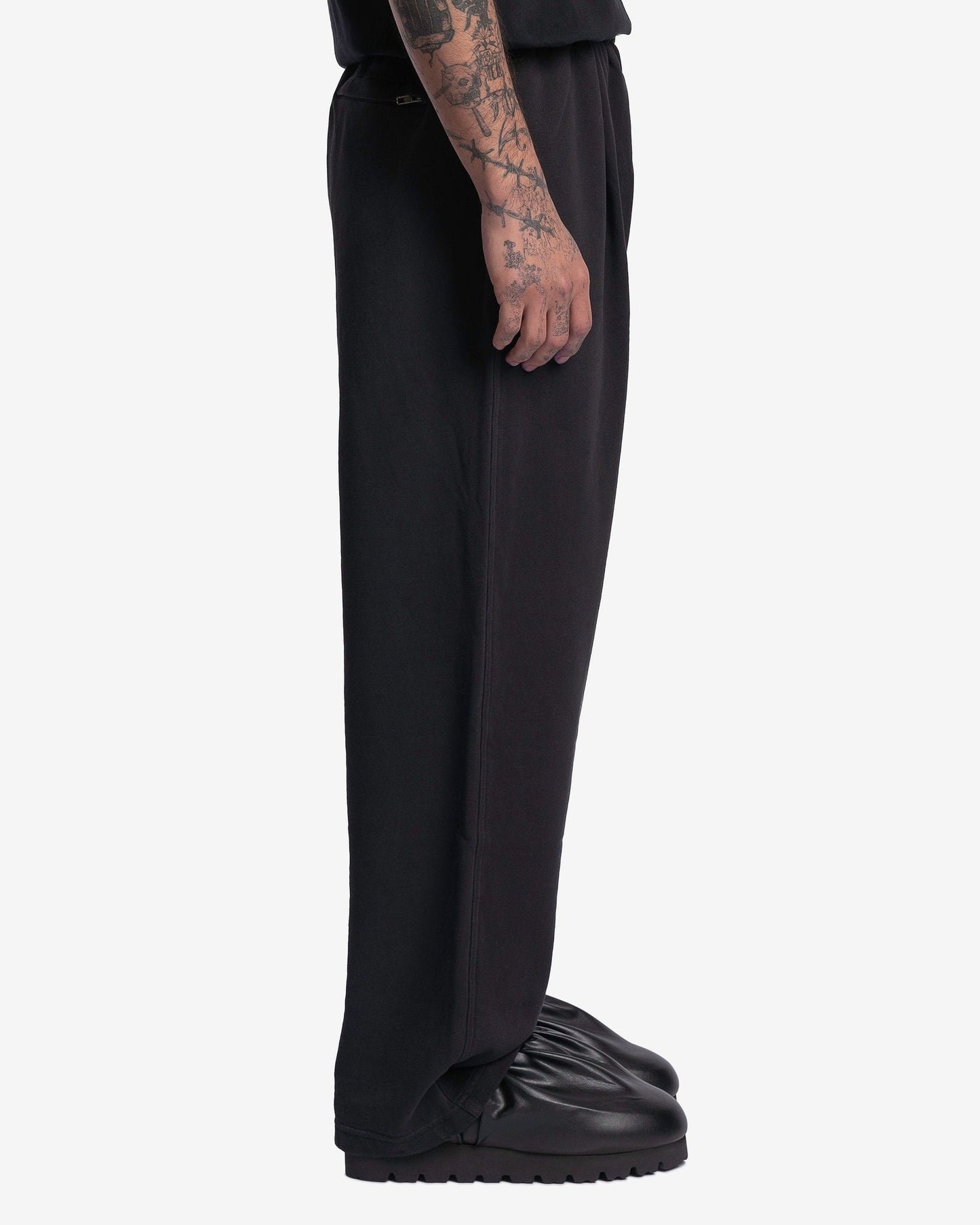 Willy Chavarria Men's Pants Northsider Sweatpants in Black