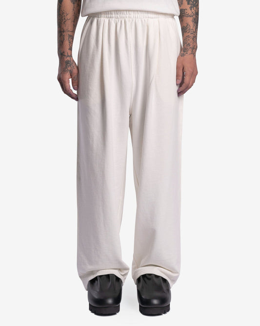 Willy Chavarria Men's Pants Northsider Sweatpants in Bright White