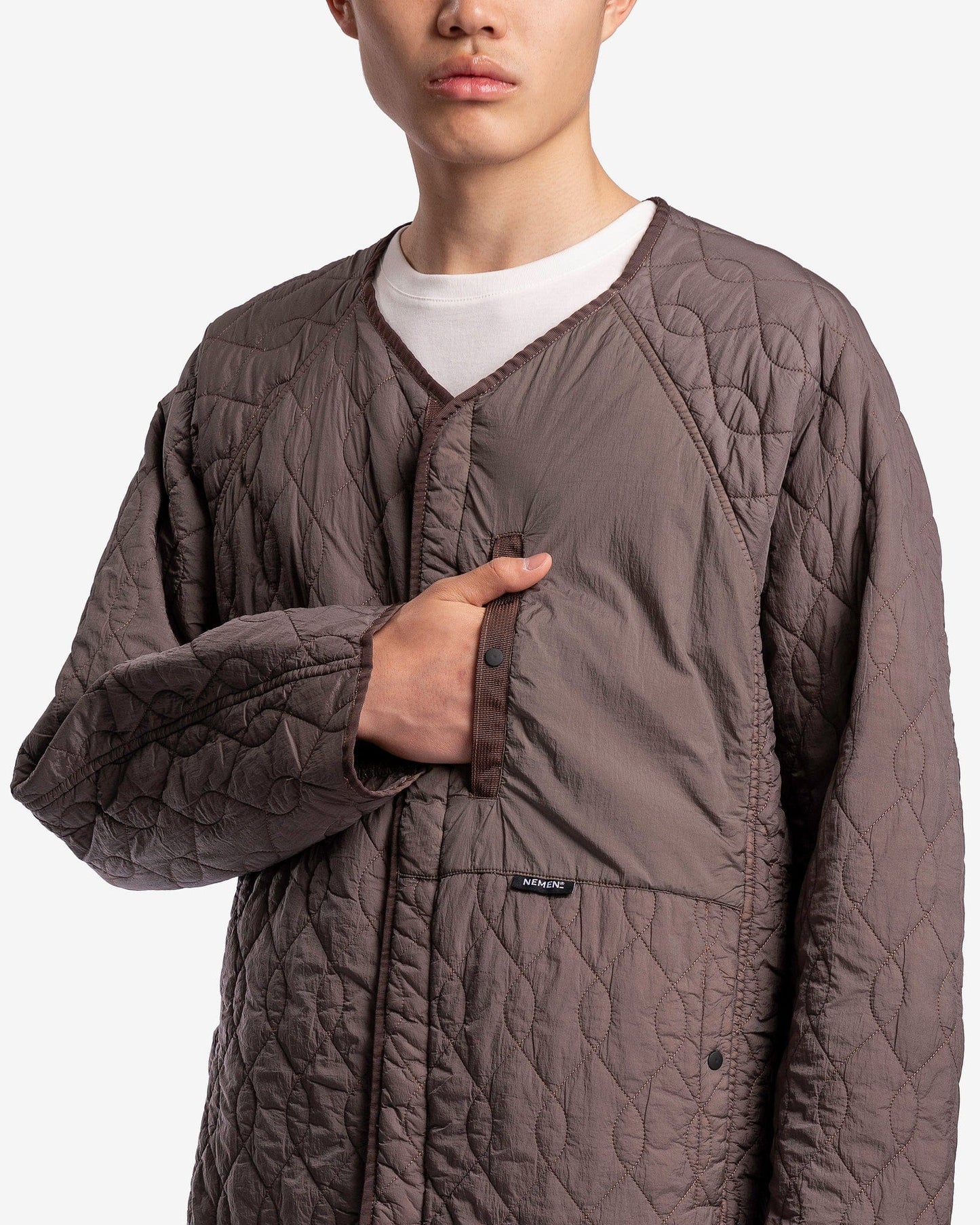Nemen Men's Jackets Nover Quilted Liner in Medium Grey