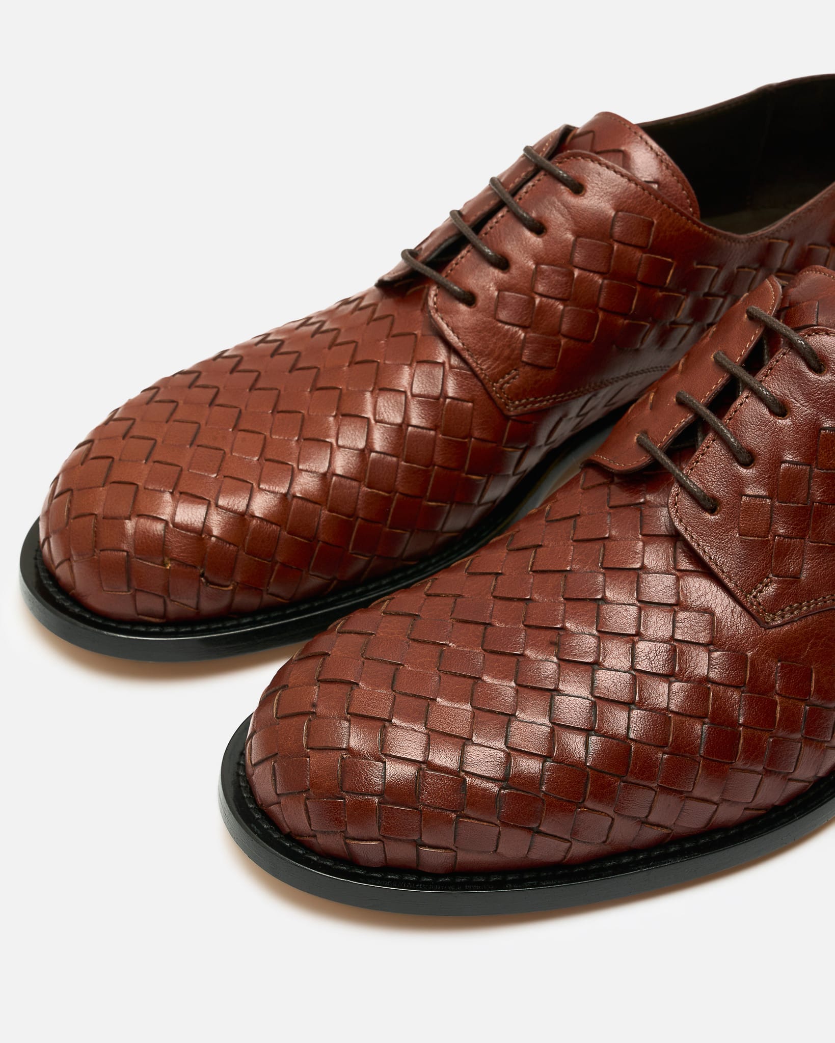 The Row Men's Shoes Novus Derby in Cognac