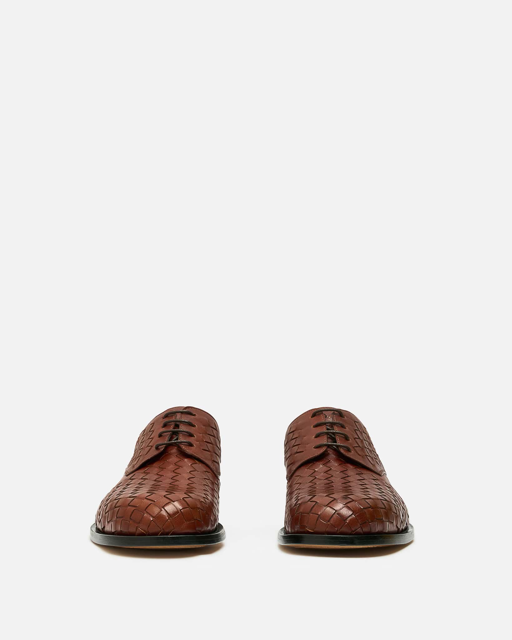 The Row Men's Shoes Novus Derby in Cognac