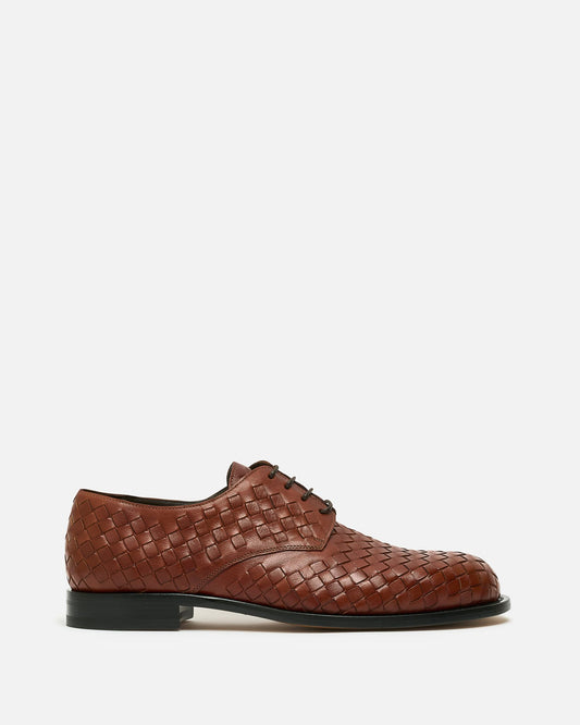The Row Men's Shoes Novus Derby in Cognac