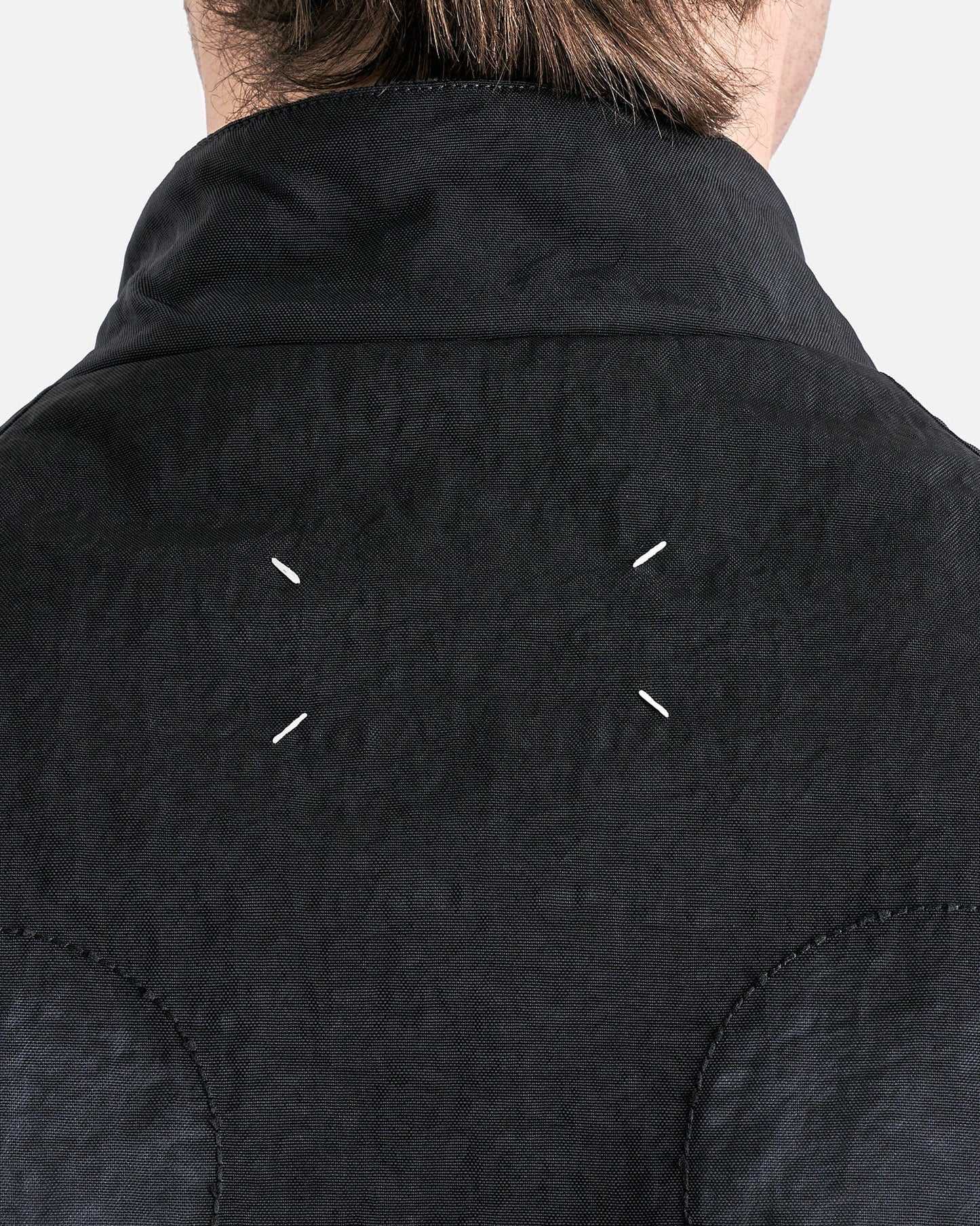 Maison Margiela Men's Jackets Nylon Canvas Sports Jacket in Charcoal