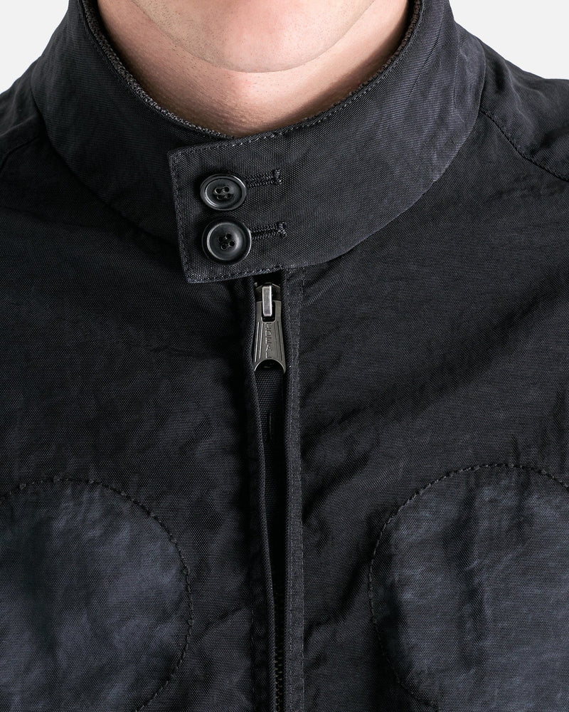 Maison Margiela Men's Jackets Nylon Canvas Sports Jacket in Charcoal
