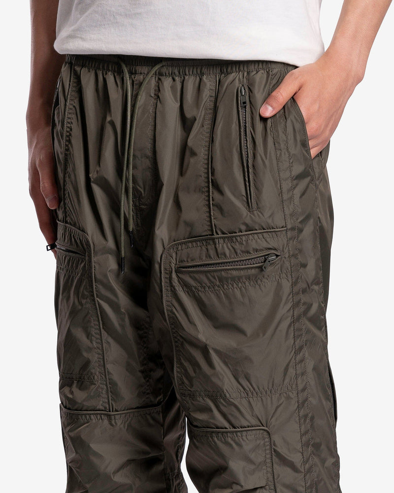 Juun.J Men's Pants Nylon Helicopter Pants with Piping in Khaki
