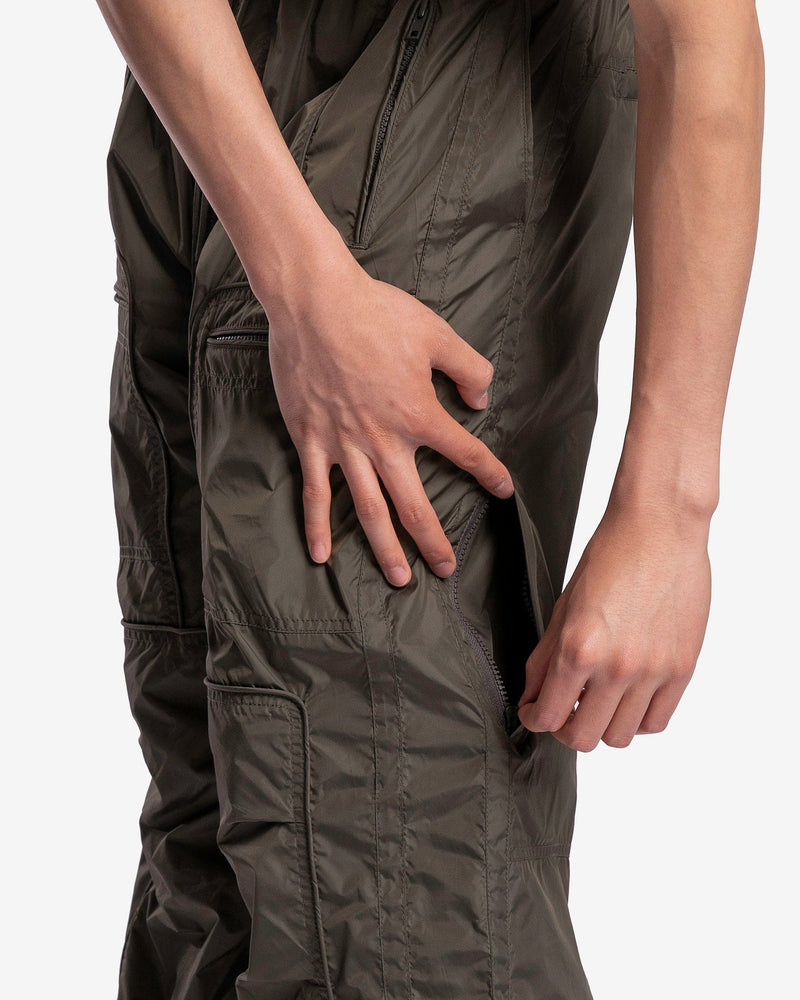 Juun.J Men's Pants Nylon Helicopter Pants with Piping in Khaki
