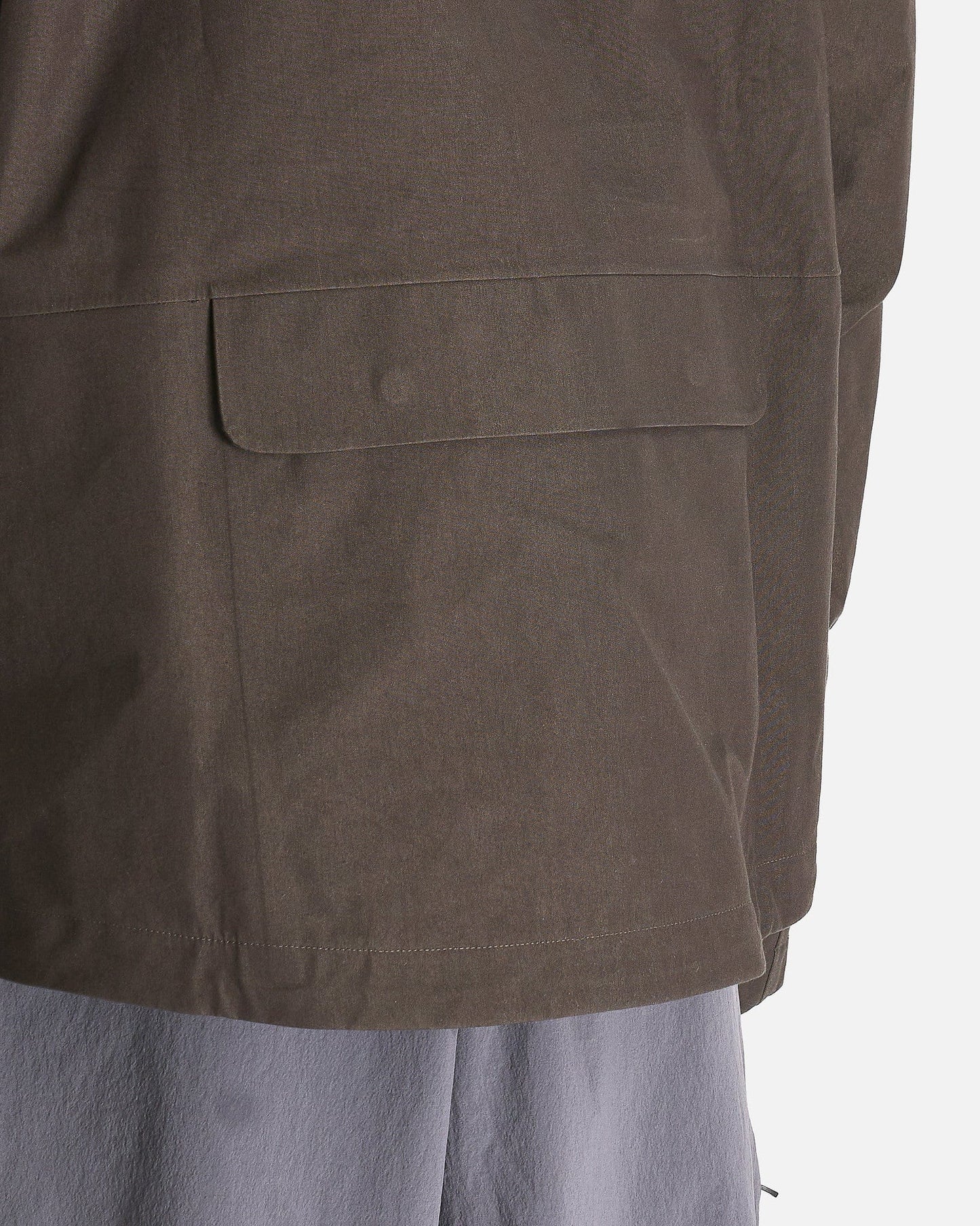 Pas Normal Studios Men's Jackets Off-Race Cotton 3L Shell Jacket in Dark Olive