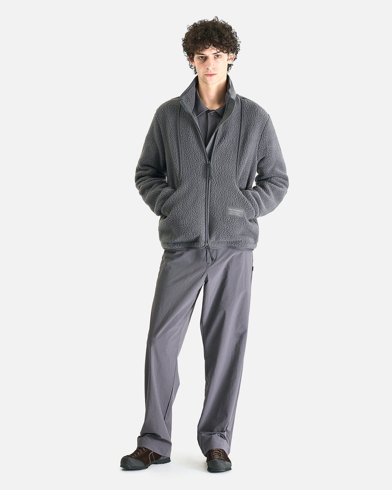 Pas Normal Studios Men's Jackets Off-Race Pile Fleece Jacket in Steel