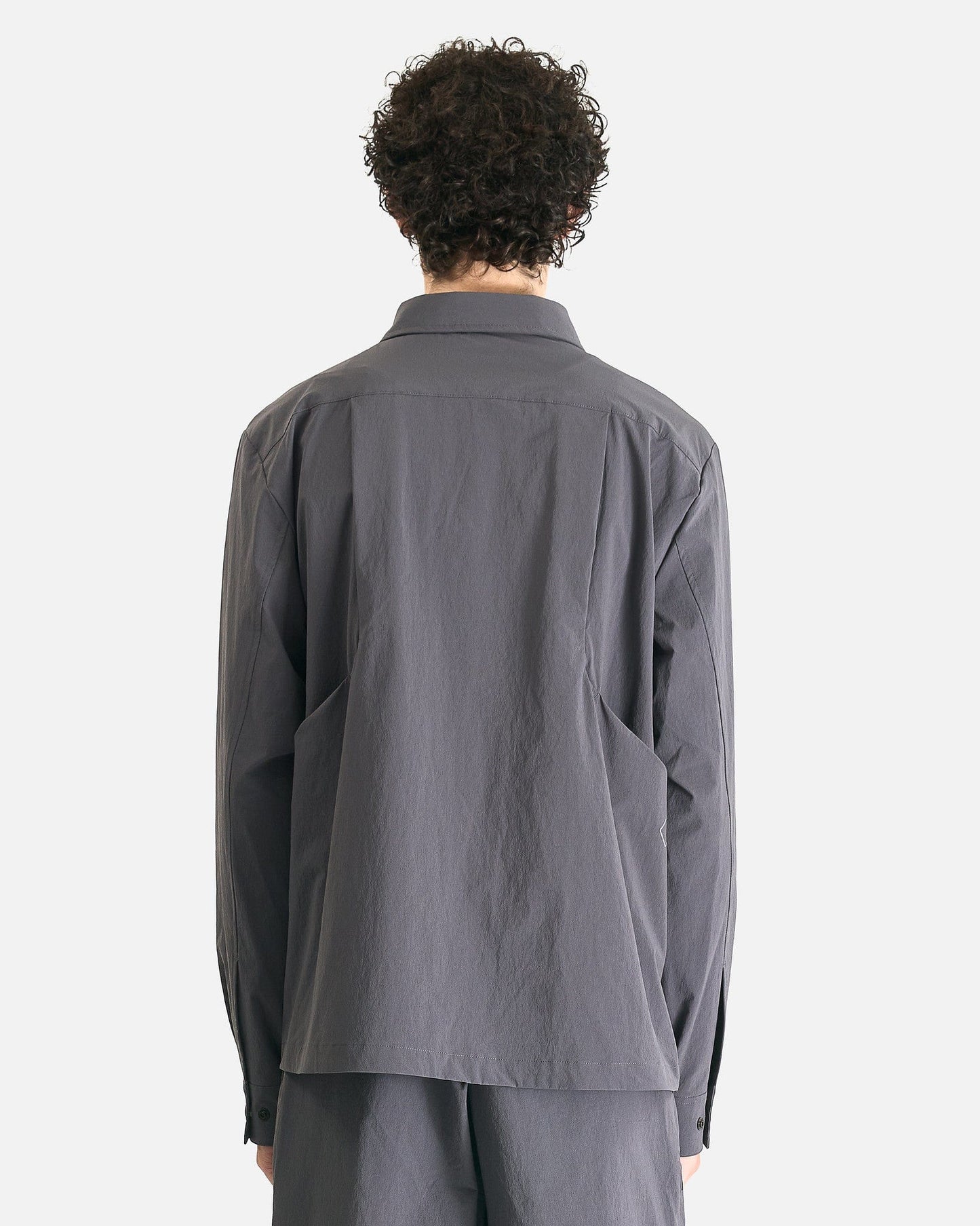 Pas Normal Studios Men's Shirts Off-Race Tech Overshirt in Steel